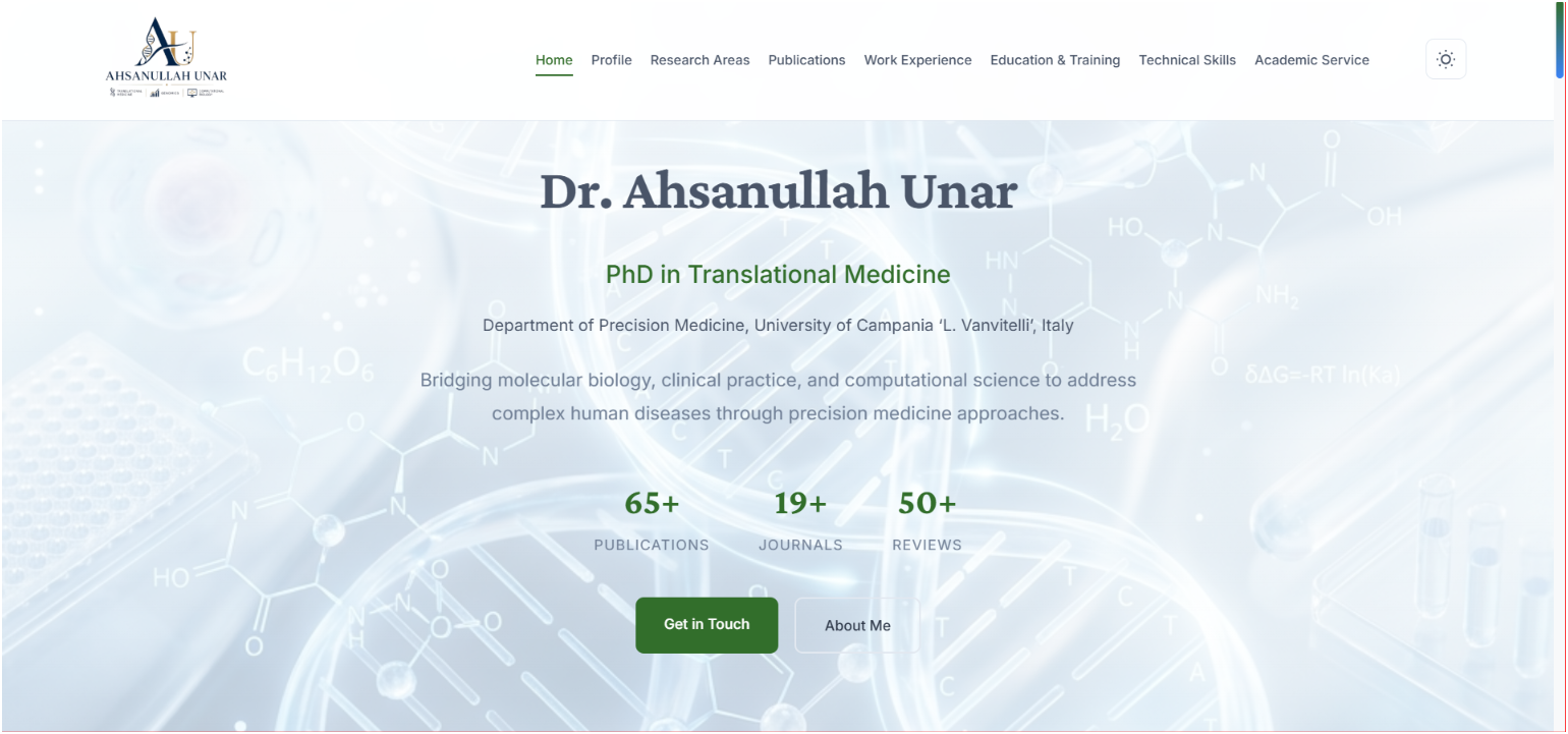 Brand Identity Landing Page